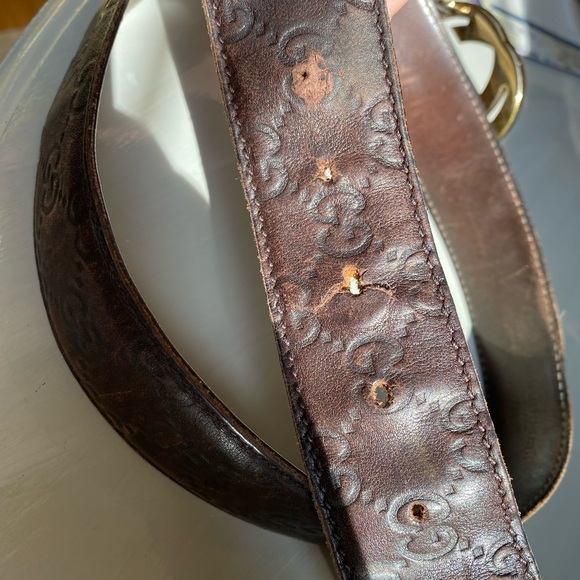 Gucci GG emblem hobo shoulder bag and matching belt - Picture 15 of 16